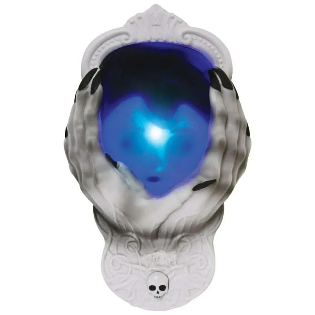 Creepy Girl with Crying Eyes Doorbell, 8in