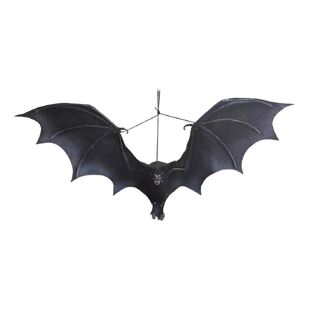 Hanging Black Bat, 19.7in