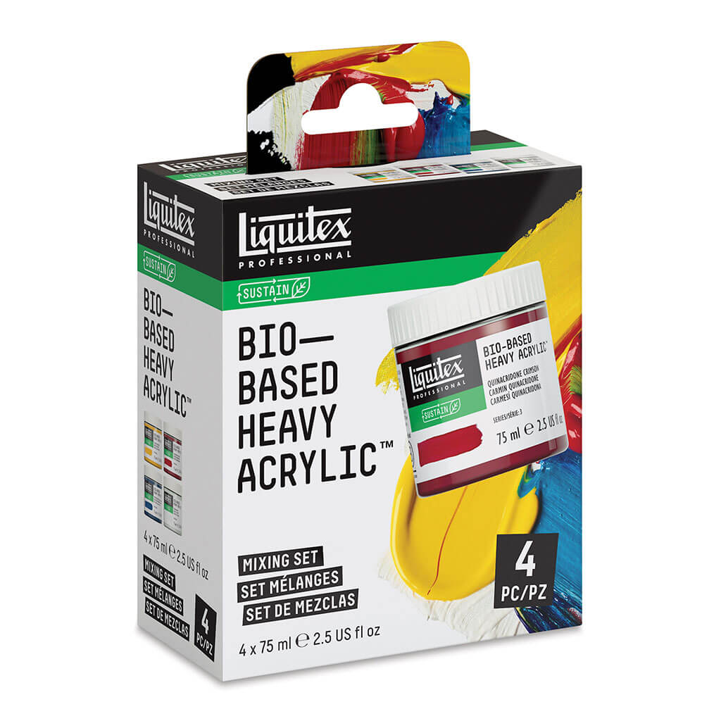 Bio-Based Heavy Acrylic Paints Set of 4 75ml