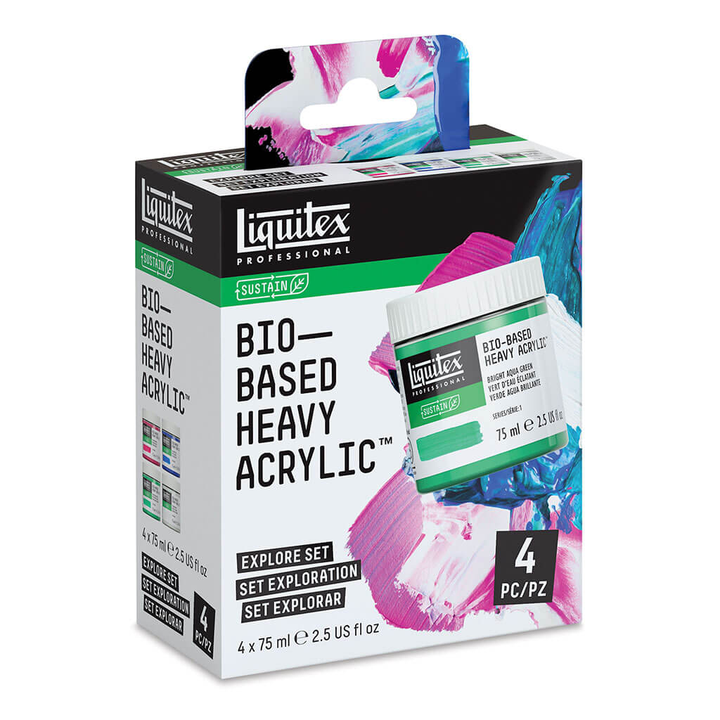 Bio-Based Heavy Acrylic Paints Set of 4 75ml