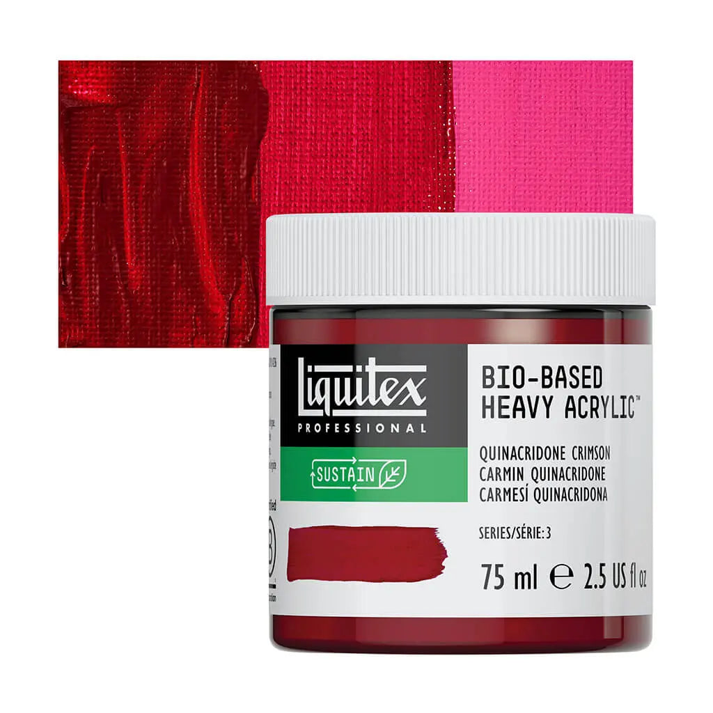 Liquitex Bio-Based Heavy Acrylic 75ml (2.54oz) Quinacridone Crimson S3
