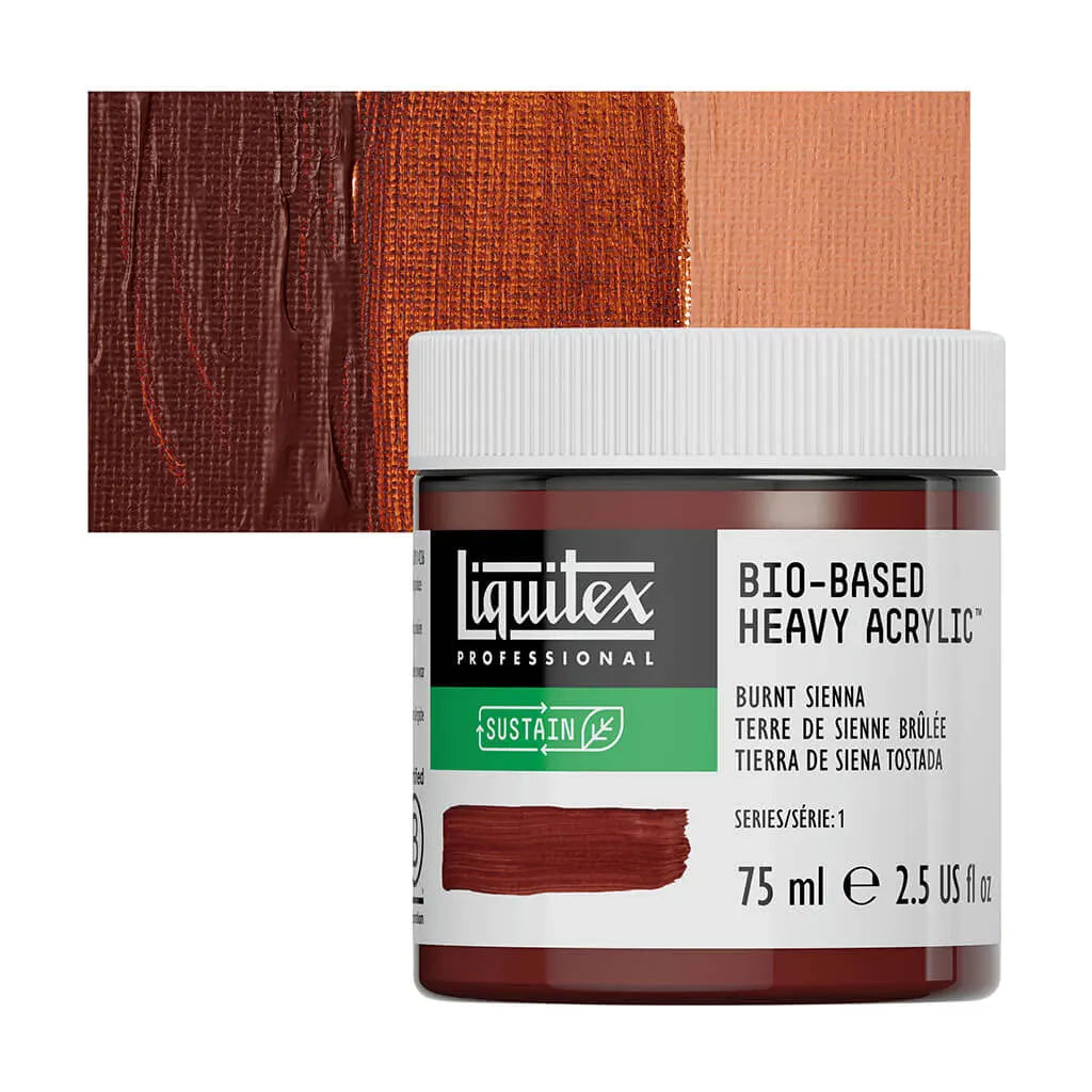 Liquitex Bio-Based Heavy Acrylic 75ml (2.54oz) Burnt Sienna S1