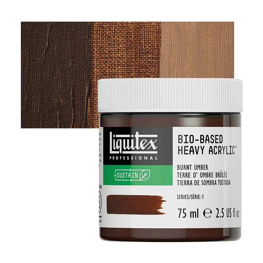 Liquitex Bio-Based Heavy Acrylic 75ml (2.54oz) Burnt Umber S1