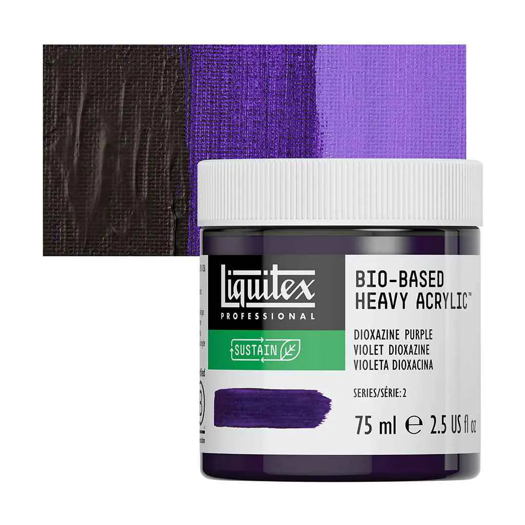 Liquitex Bio-Based Heavy Acrylic 75ml (2.54oz) Dioxazine Purple S2