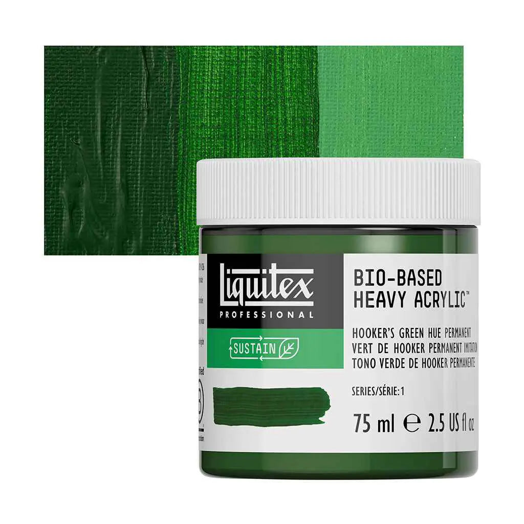 Liquitex Bio-Based Heavy Acrylic 75ml (2.54oz) Hooker?S Green Hue Permanent S1