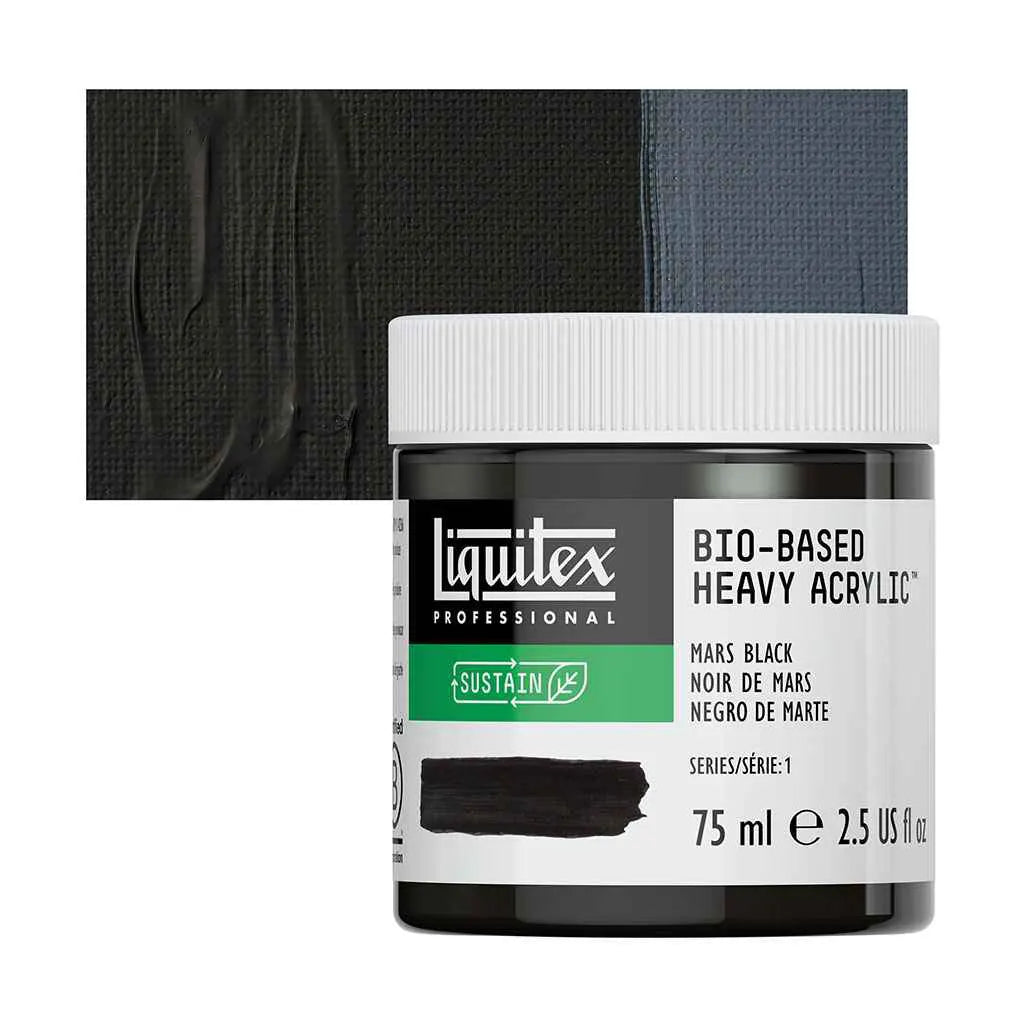 Liquitex Bio-Based Heavy Acrylic 75ml (2.54oz) Mars Black S1