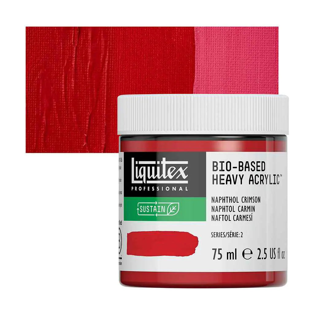 Liquitex Bio-Based Heavy Acrylic 75ml (2.54oz) Naphthol Crimson S2