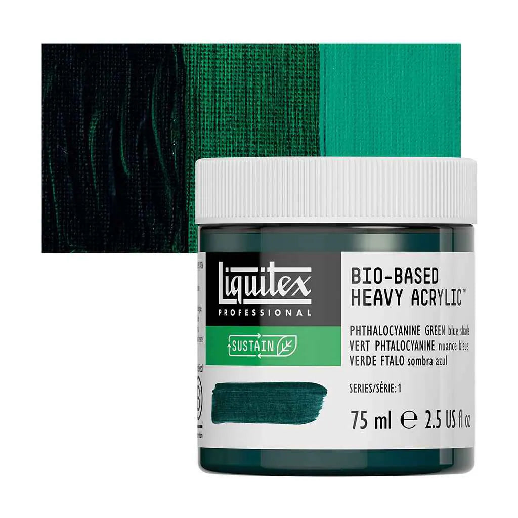 Liquitex Bio-Based Heavy Acrylic 75ml (2.54oz) Phthalocyanine Green Blue Shade S1
