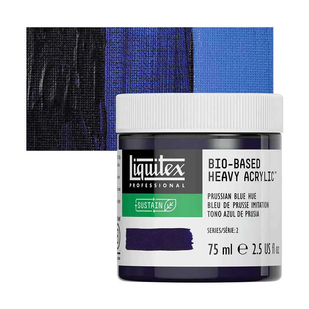 Liquitex Bio-Based Heavy Acrylic 75ml (2.54oz) Prussian Blue Hue S2