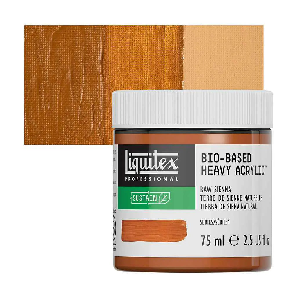 Liquitex Bio-Based Heavy Acrylic 75ml (2.54oz) Raw Sienna S1