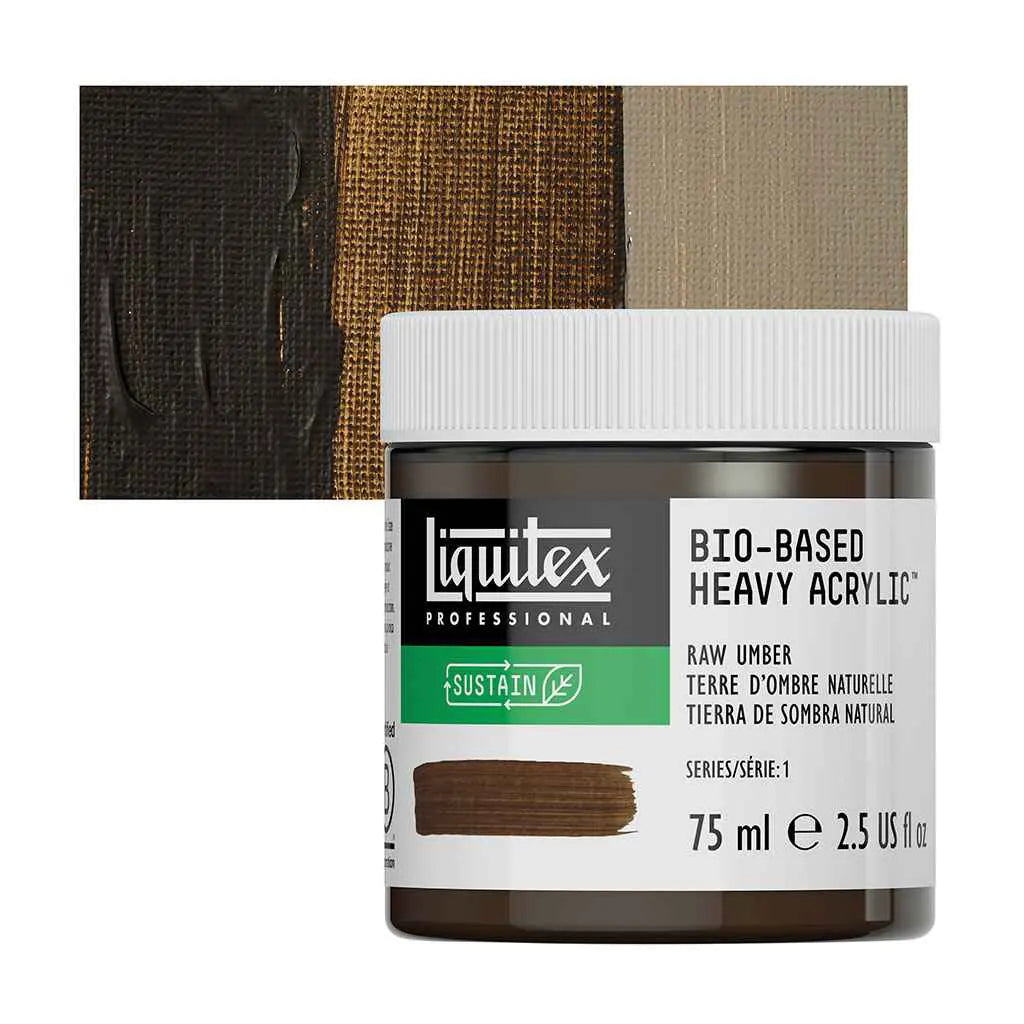 Liquitex Bio-Based Heavy Acrylic 75ml (2.54oz) Raw Umber S1