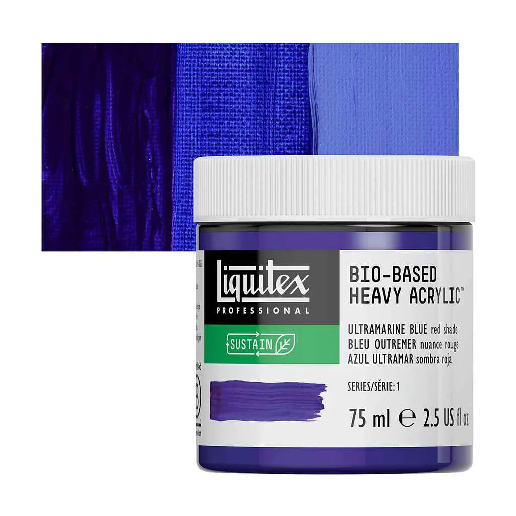 Liquitex Bio-Based Heavy Acrylic 75ml (2.54oz) Ultramarine Blue Red Shade S1