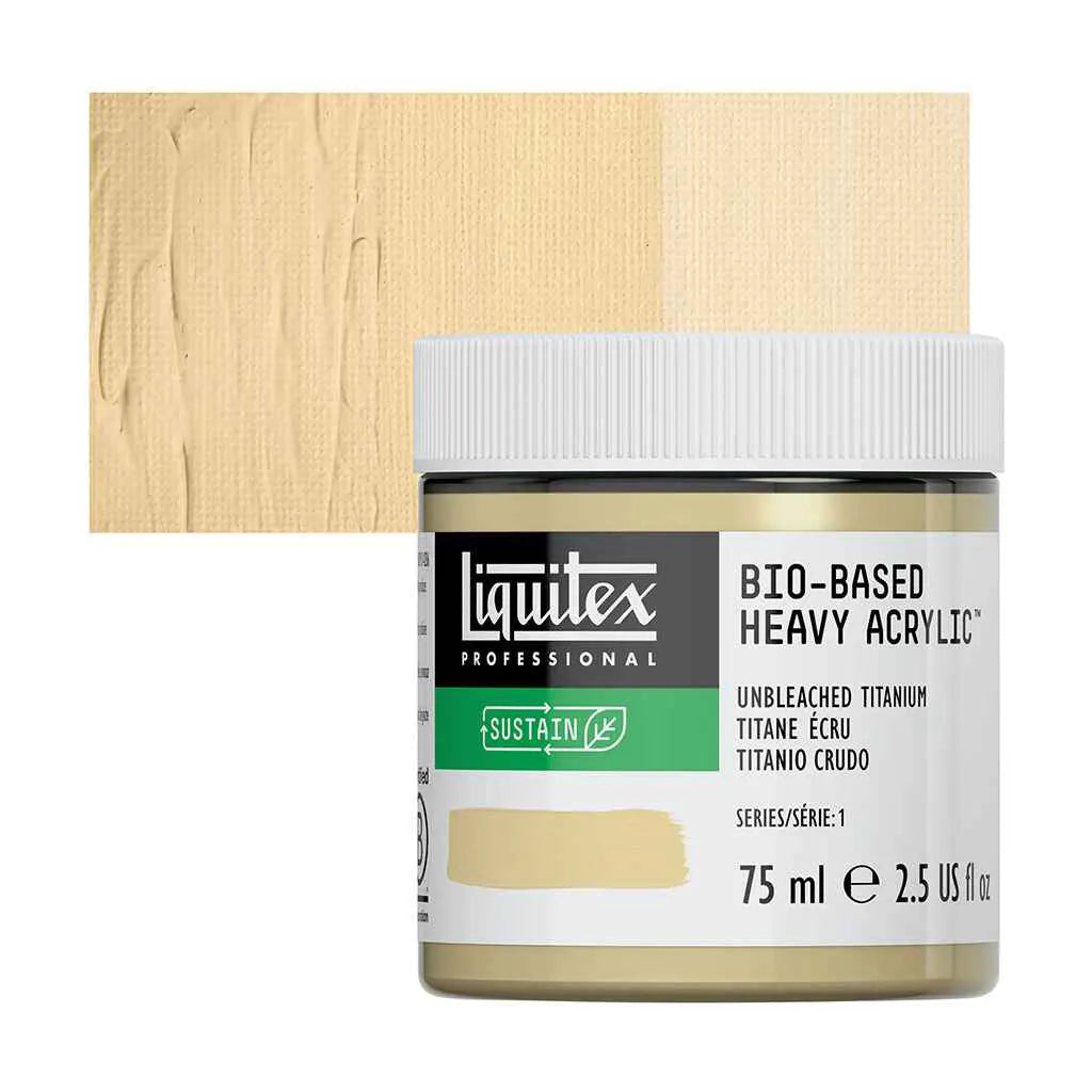 Liquitex Bio-Based Heavy Acrylic 75ml (2.54oz) Unbleached Titanium S1