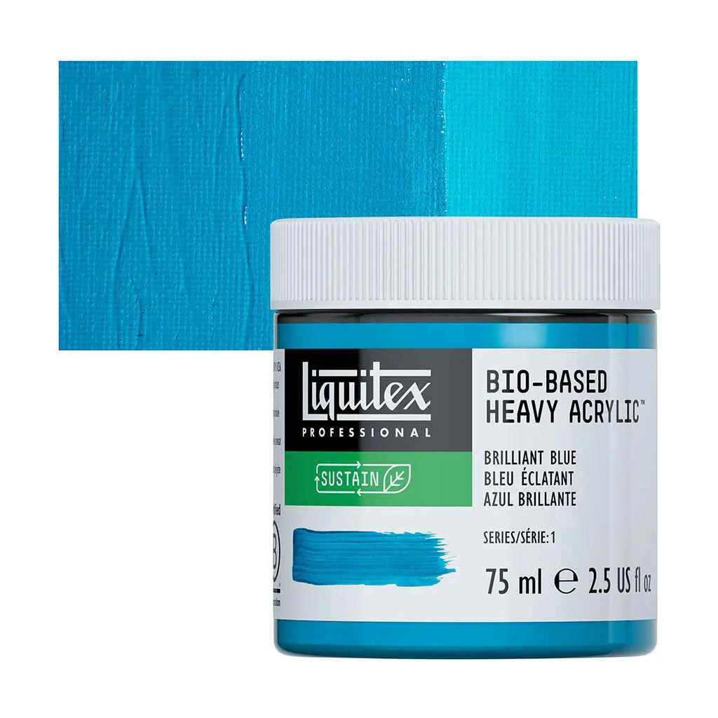 Liquitex Bio-Based Heavy Acrylic 75ml (2.54oz) Brilliant Blue S1