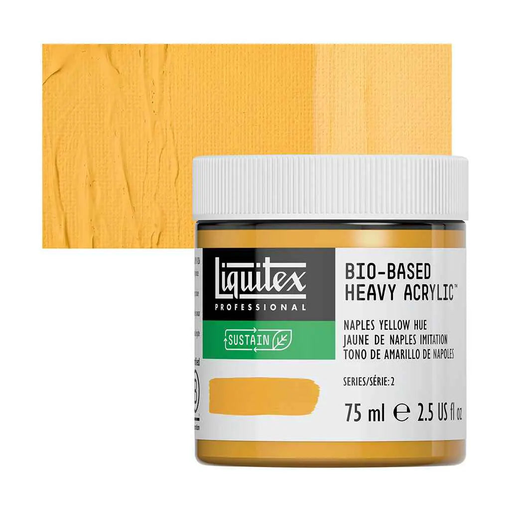 Liquitex Bio-Based Heavy Acrylic 75ml (2.54oz) Naples Yellow Hue S2