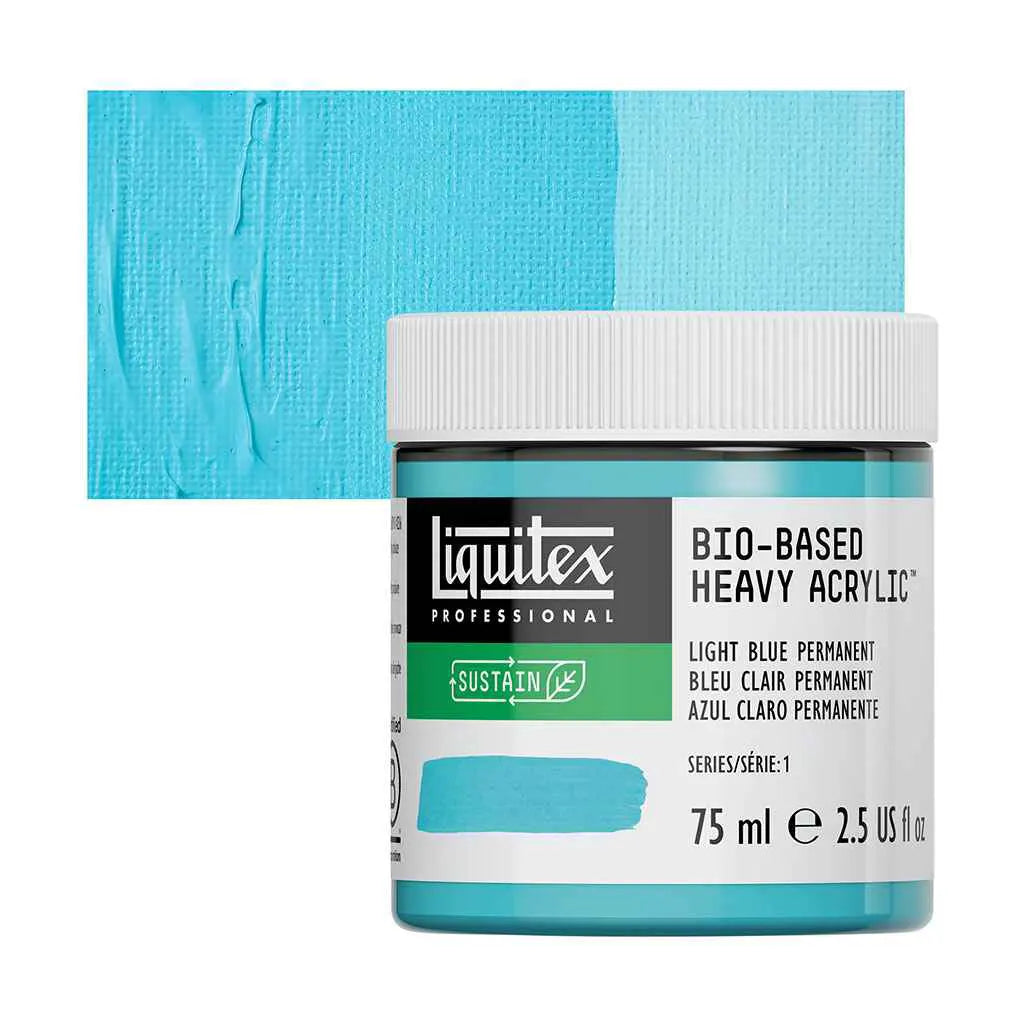 Liquitex Bio-Based Heavy Acrylic 75ml (2.54oz) Light Blue Permanent S1