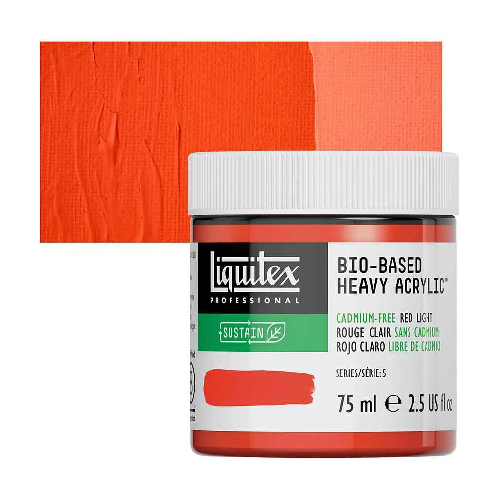 Liquitex Bio-Based Heavy Acrylic 75ml (2.54oz) Cadmium Free Red Light S5