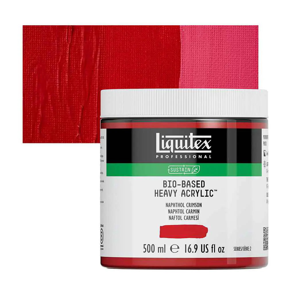 Liquitex Bio-Based Heavy Acrylic 500ml (16.9oz) Naphthol Crimson S2