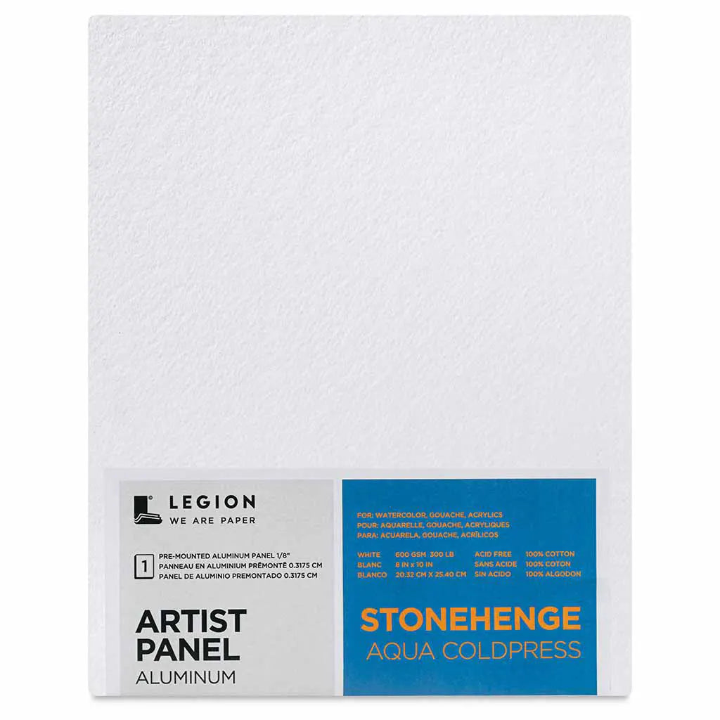 Stonehenge Aqua Aluminum-Backed Artist Panels 8X10In