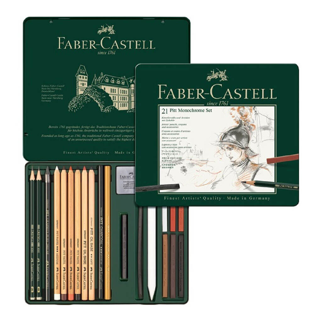 Pitt Monochrome Tin, Set of 21