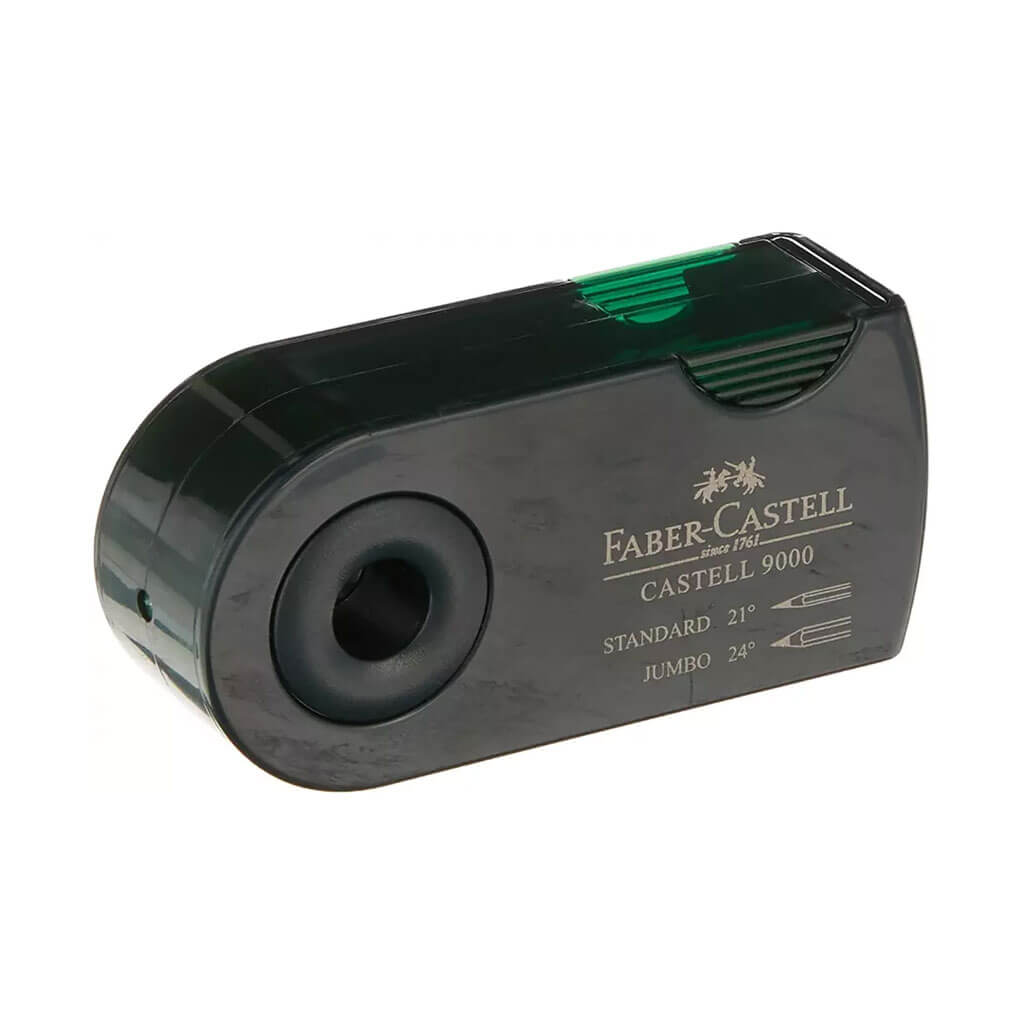 Double Hole Sharpener Green