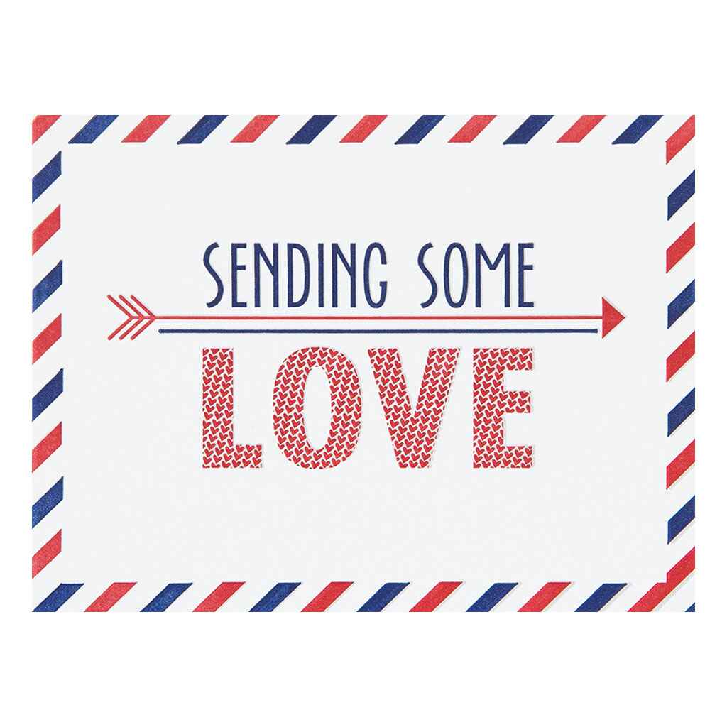 Sending Some Love Greeting Card