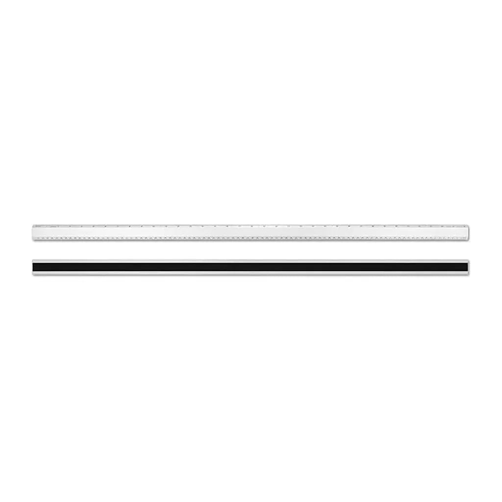 Silver Non-Slip 2 Bevel Ruler, 36in