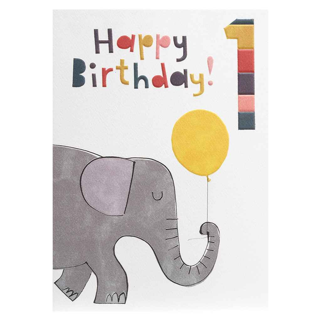 Elephant One Greeting Card