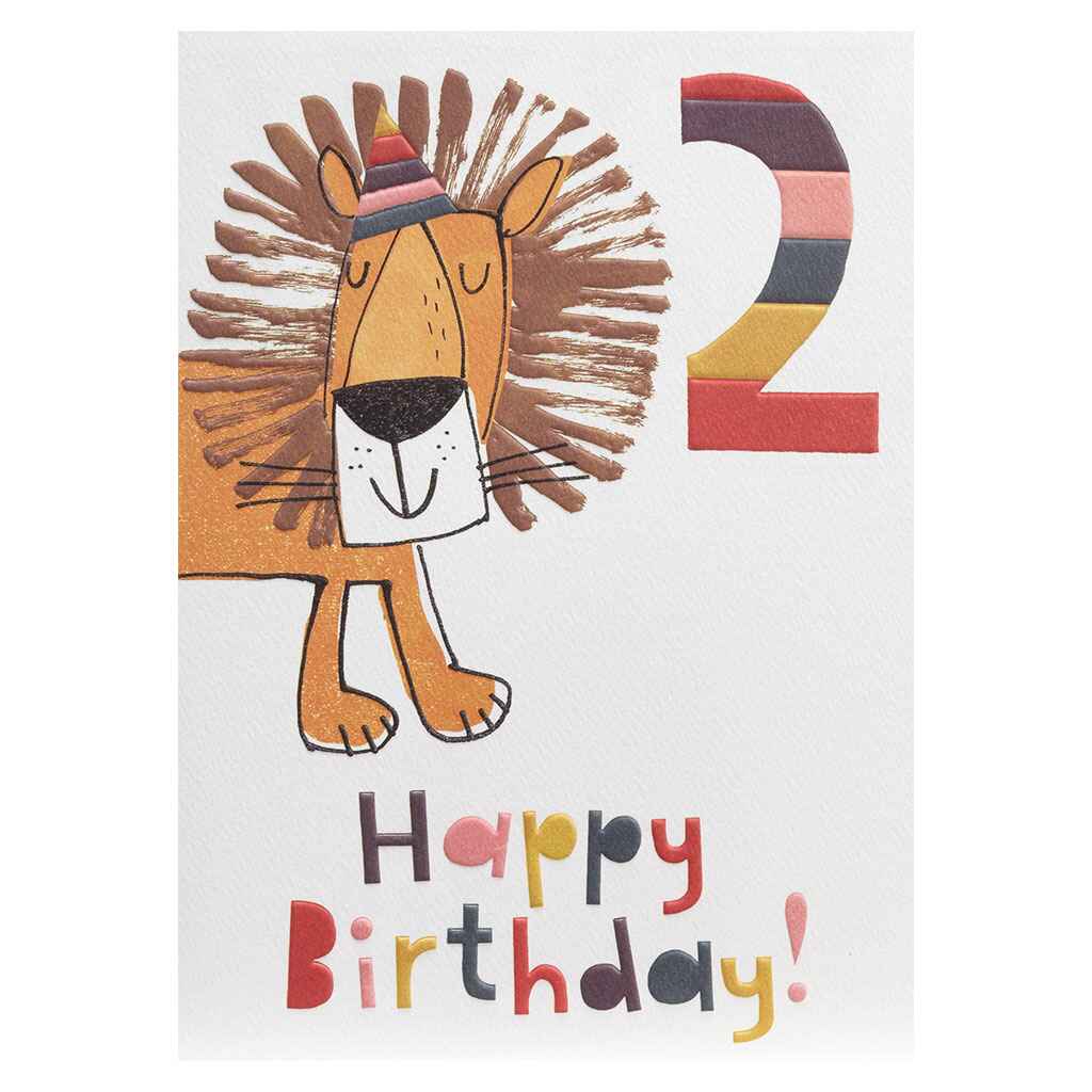 Lion Two Greeting Card