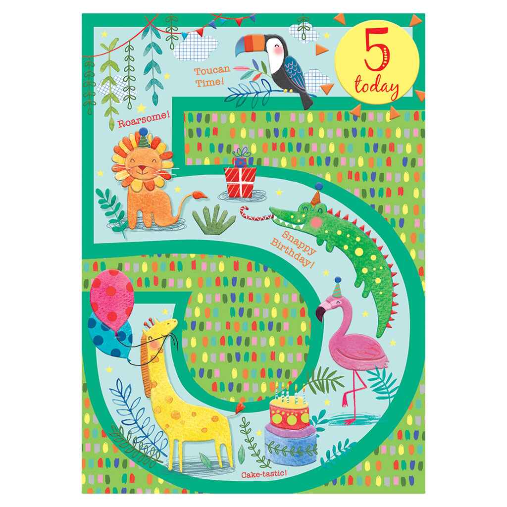 5-Jungleland Greeting Card