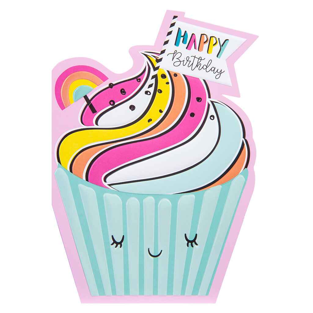 Pretty Cute Cupcake Greeting Card