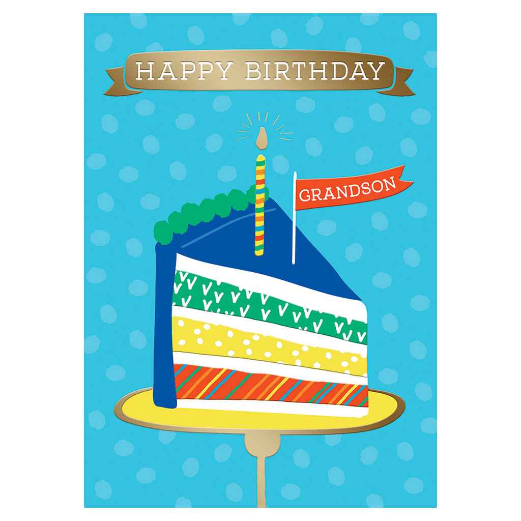 Yay Cake Slice Greeting Card