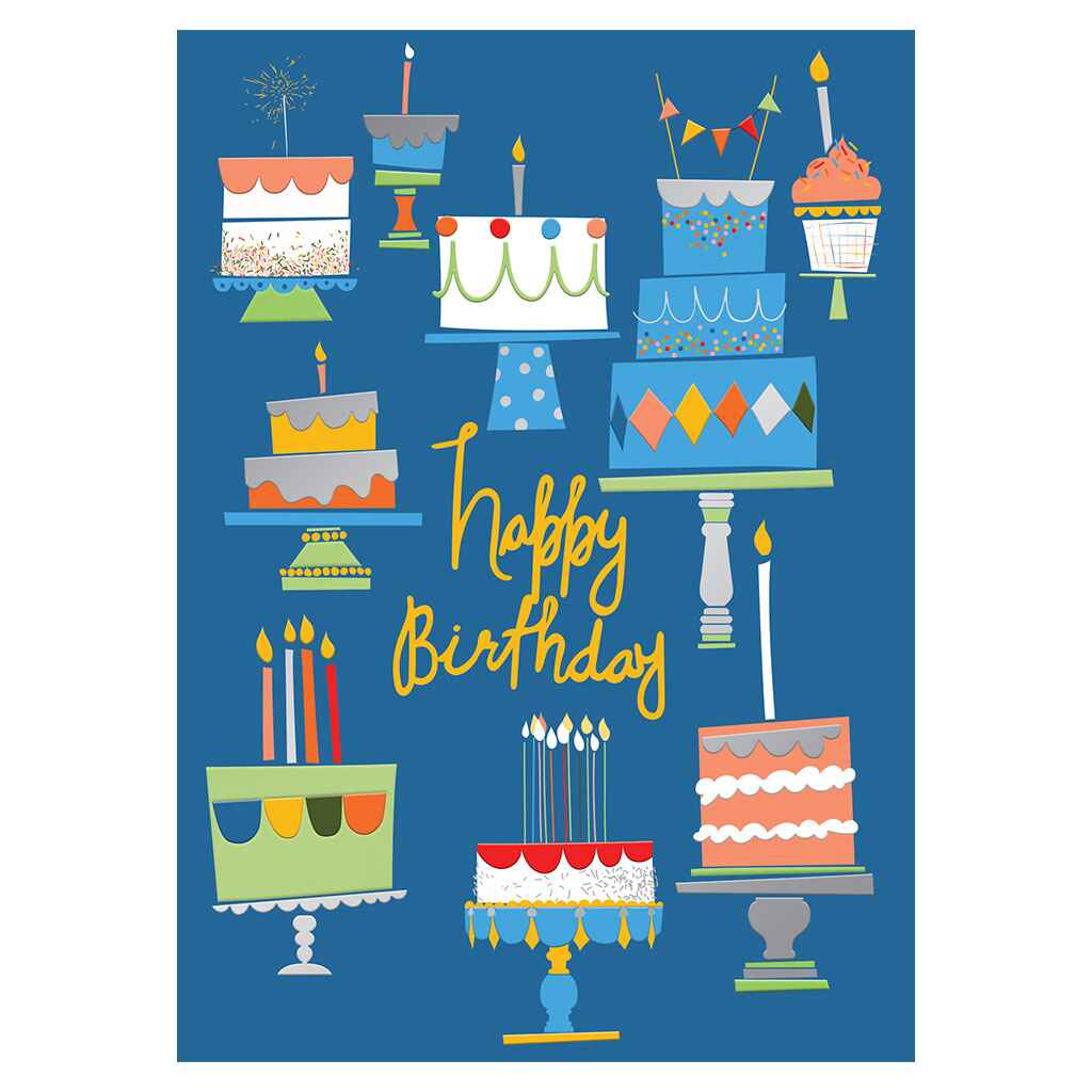 Lots of Crazy Cakes Greeting Card