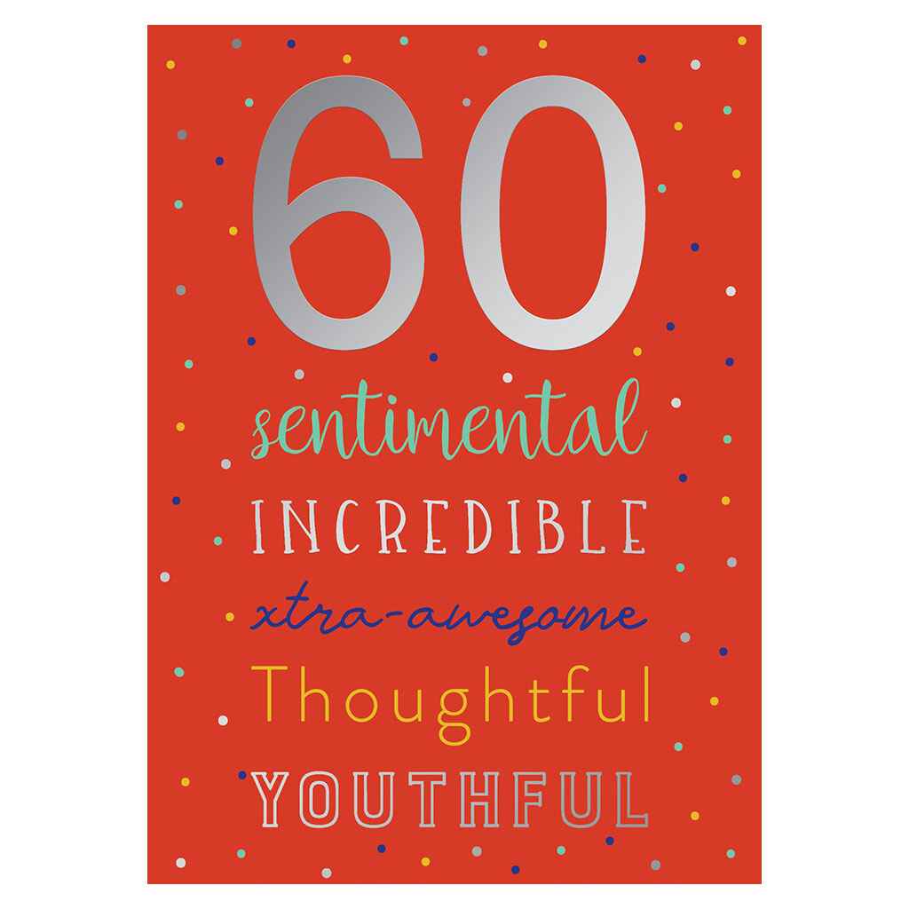 60 Acronym Greeting Card