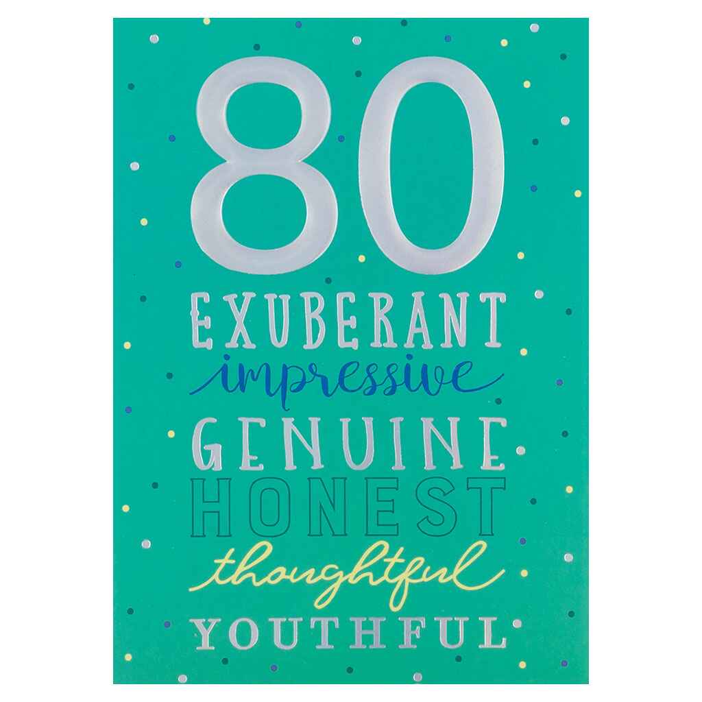 80 Acronym Greeting Card