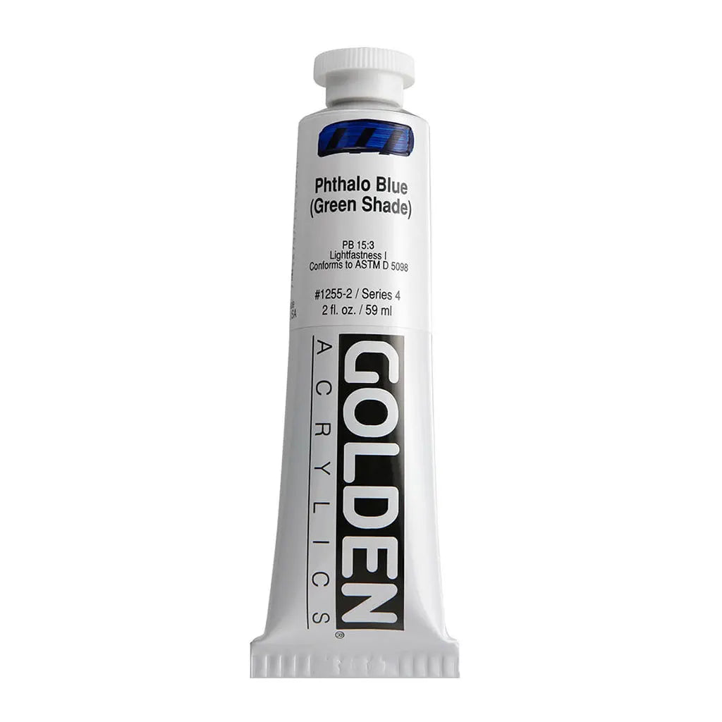 Golden Heavy Body Acrylic 2oz Phthalo Blue /G.S. S4