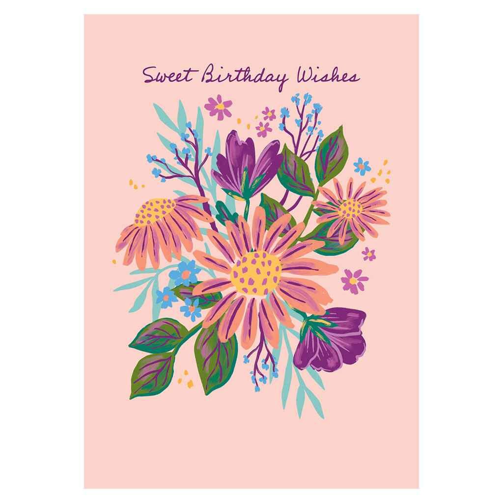 Garden Party Bouquet Greeting Card