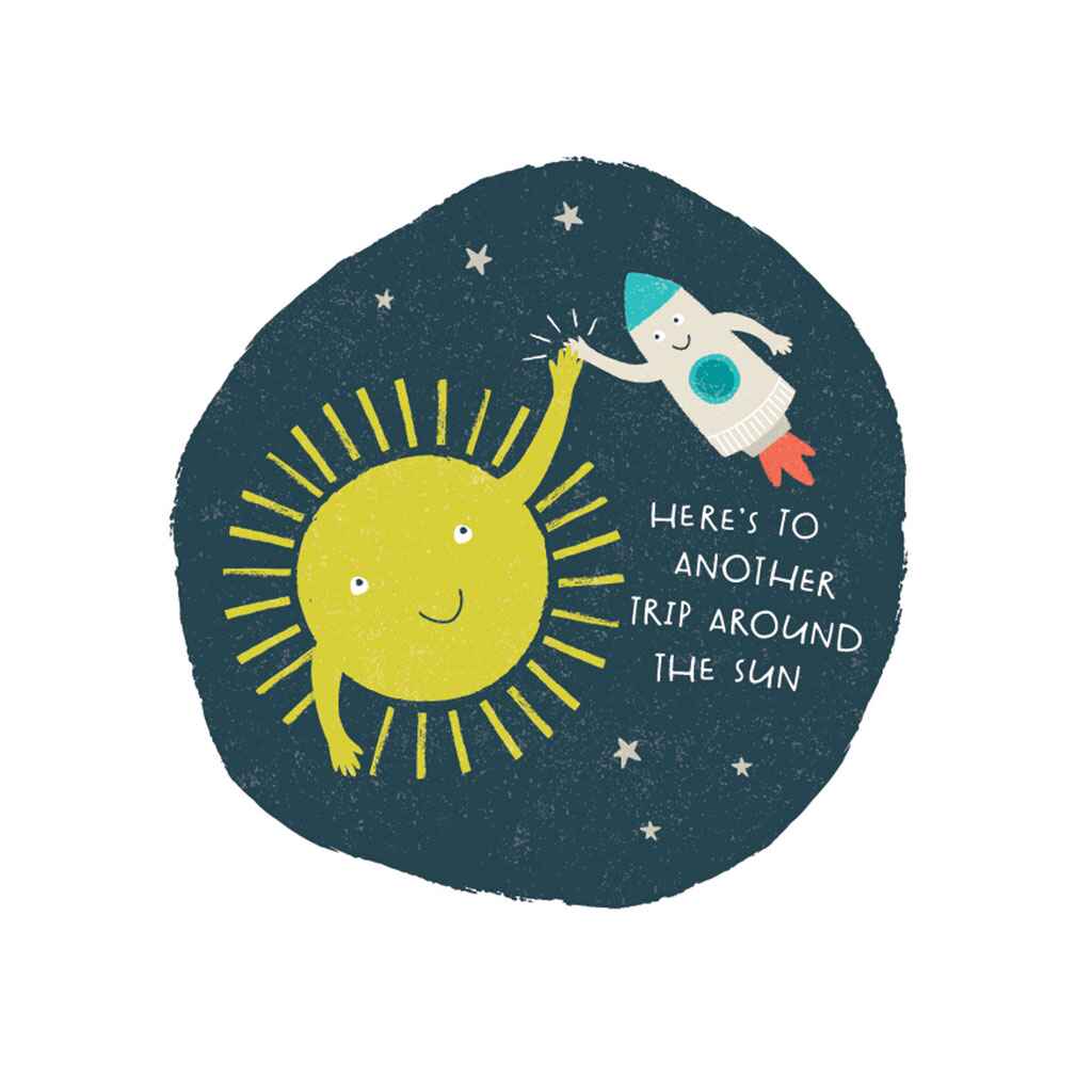 Trip Around the World Birthday Greeting Card