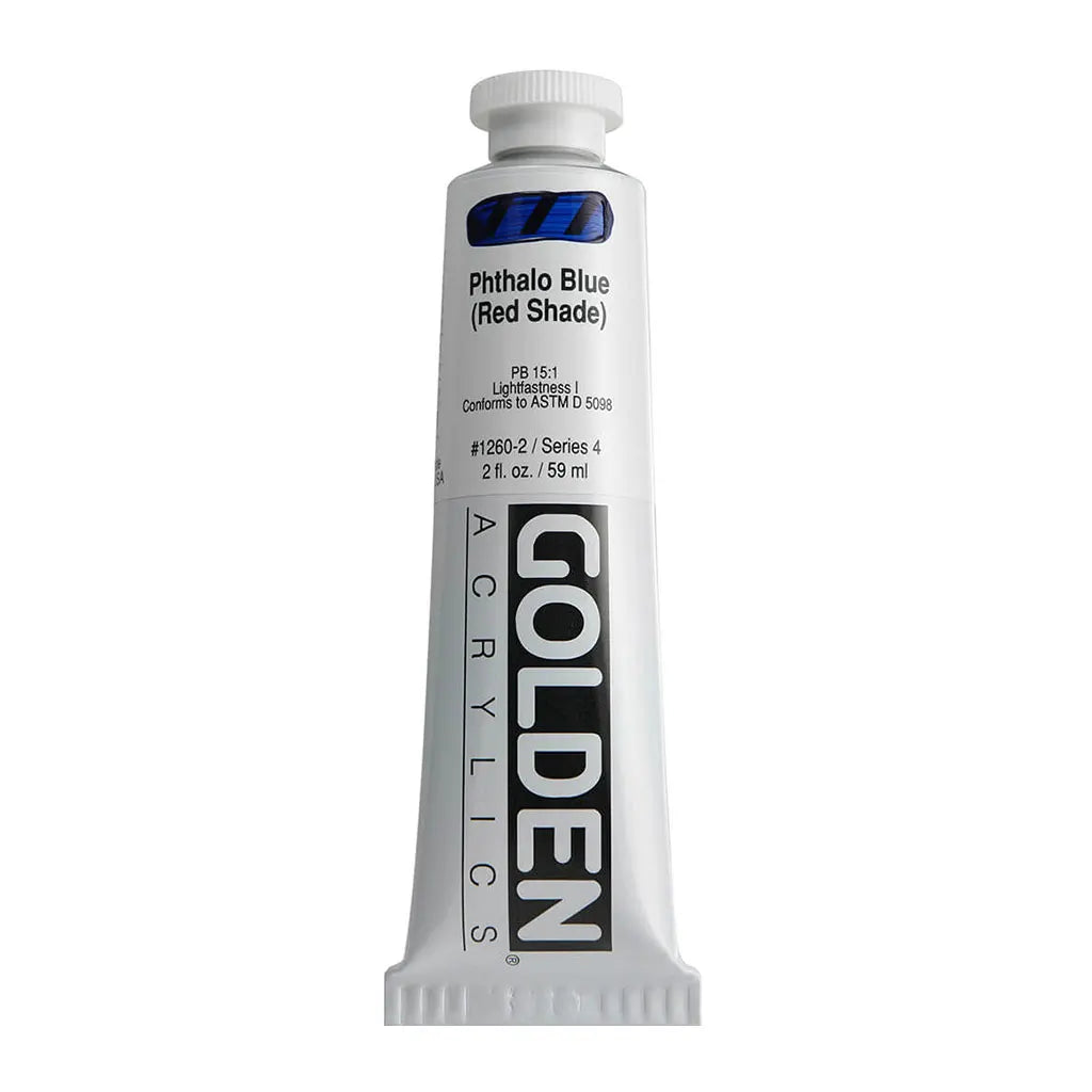 Golden Heavy Body Acrylic 2oz Phthalo Blue /R.S. S4