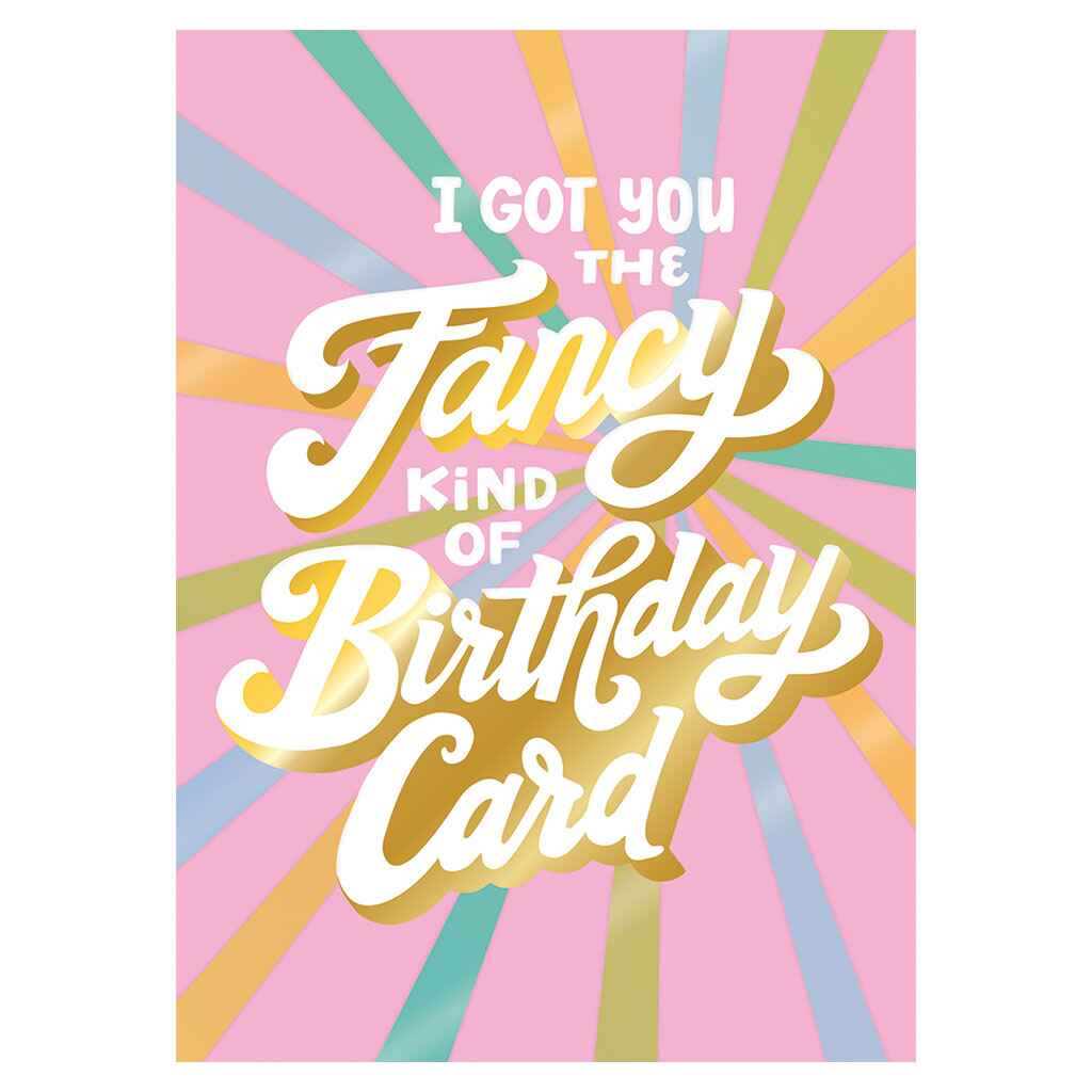 Fancy Kind of Card Greeting Card