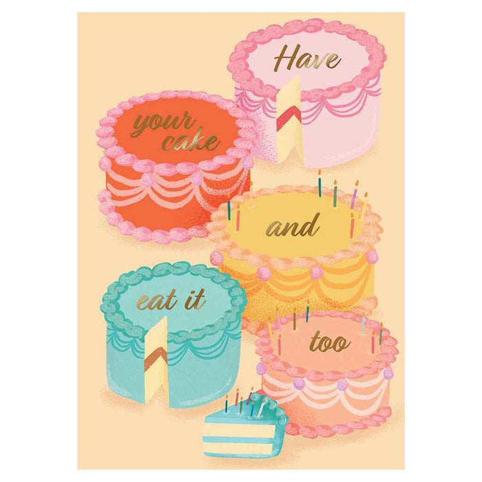 Fun and Fancy Cakes Greeting Card