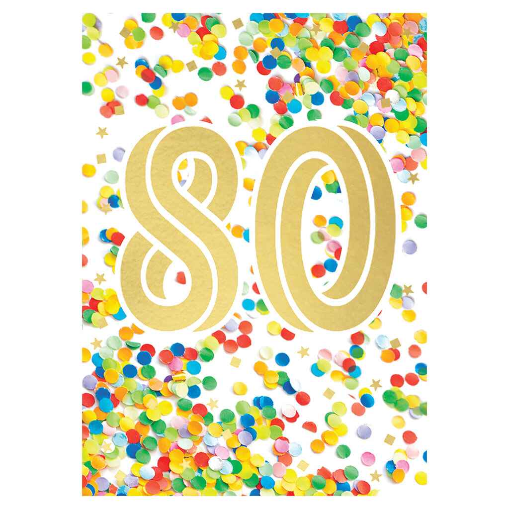 Look Who Is 80 Greeting Card