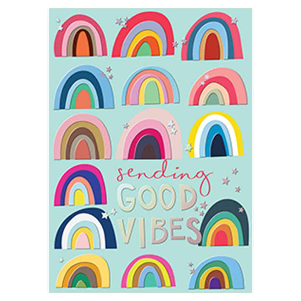 Fun Colorful Rainbows Greeting Card