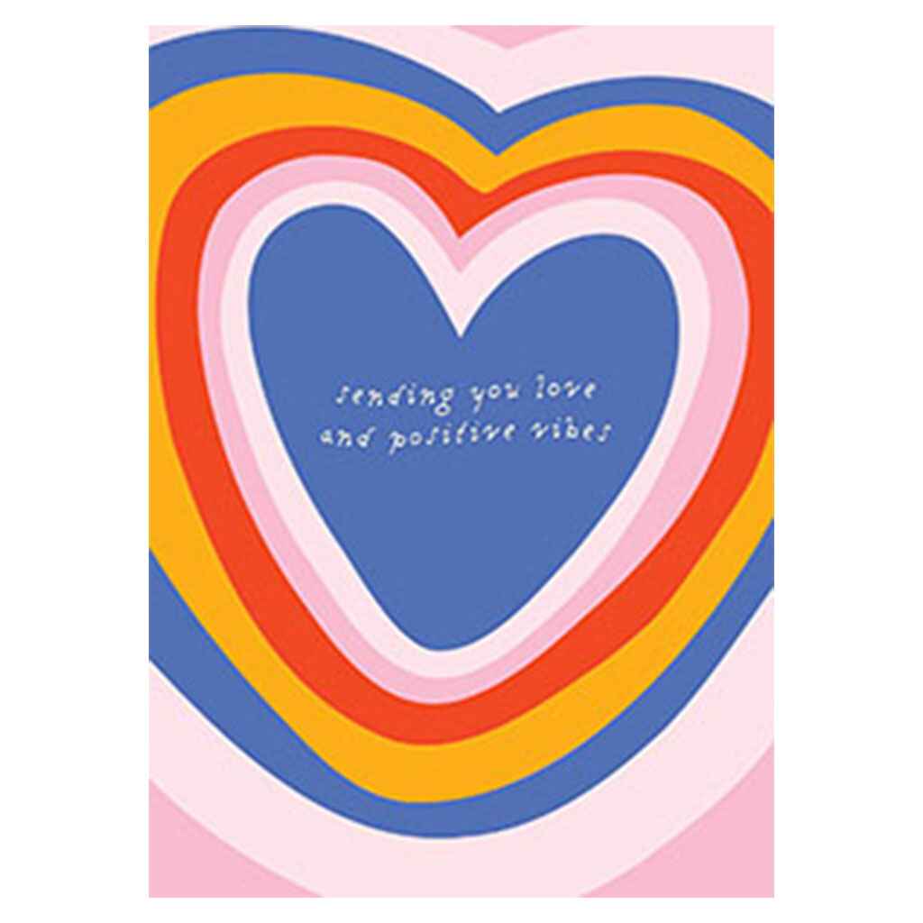 Love Vibes Comfort Greeting Card