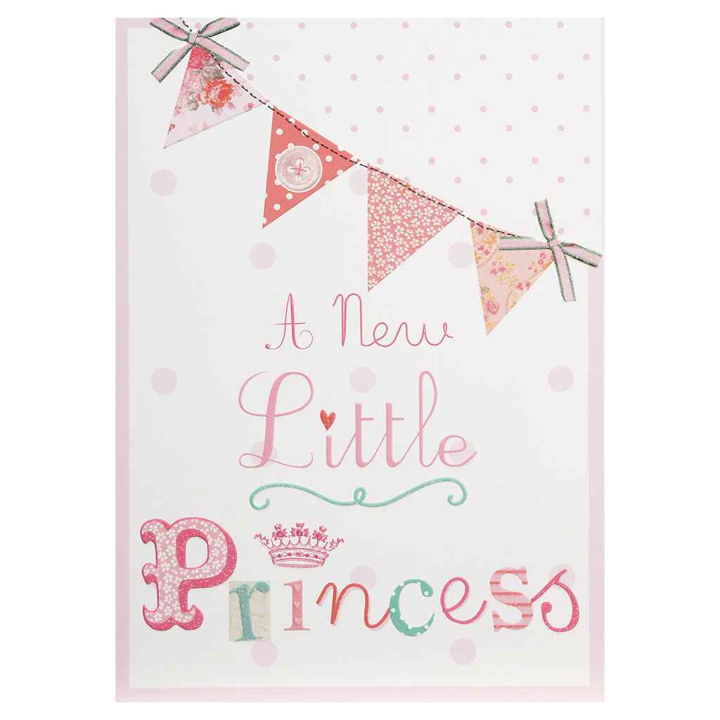 A New Little Princess Greeting Card