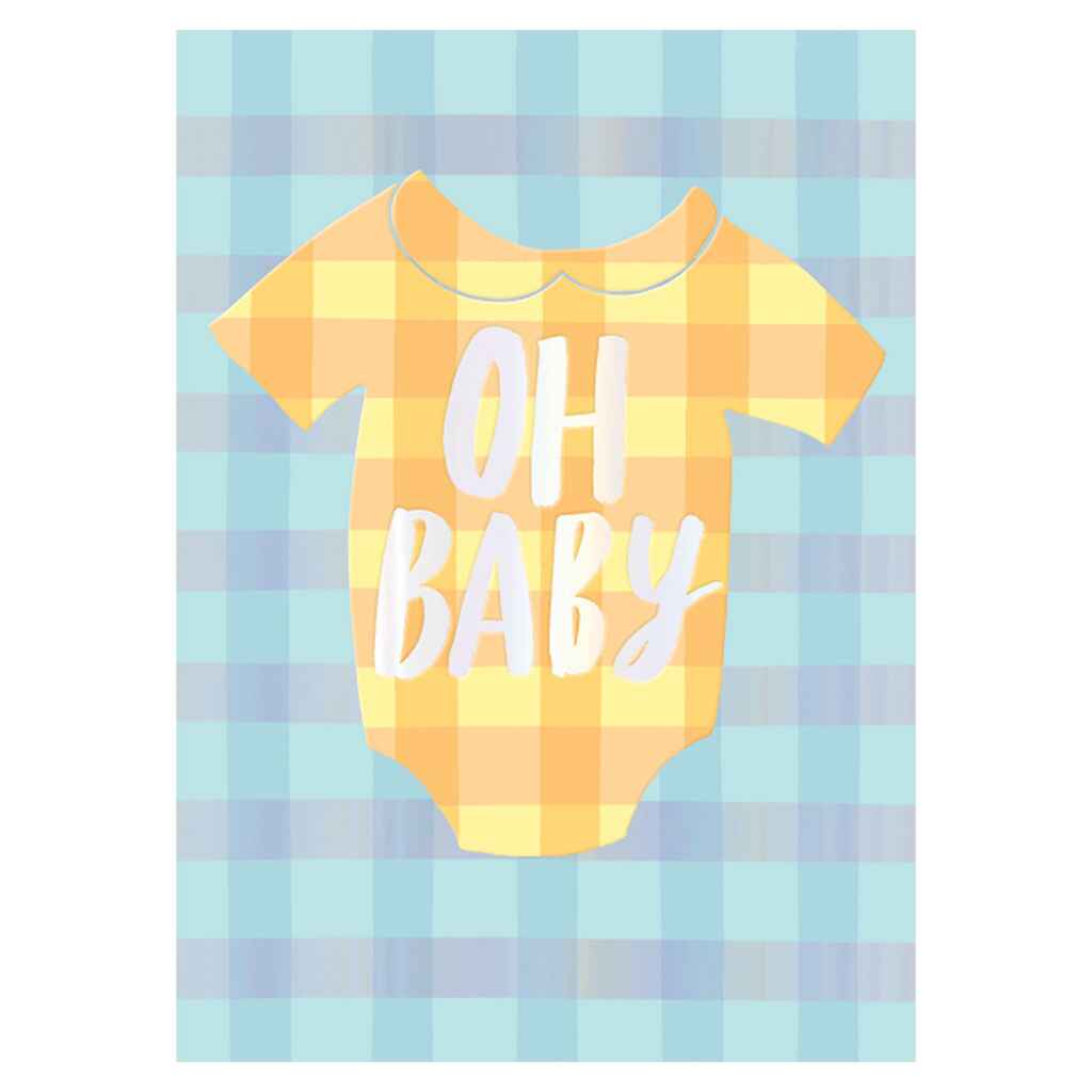 New Baby Onesie Greeting Card