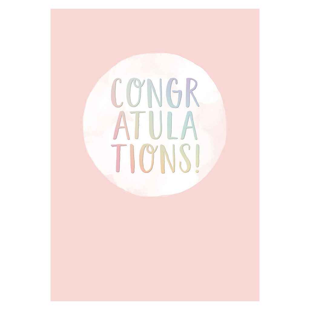 Congratulations Girl Greeting Card