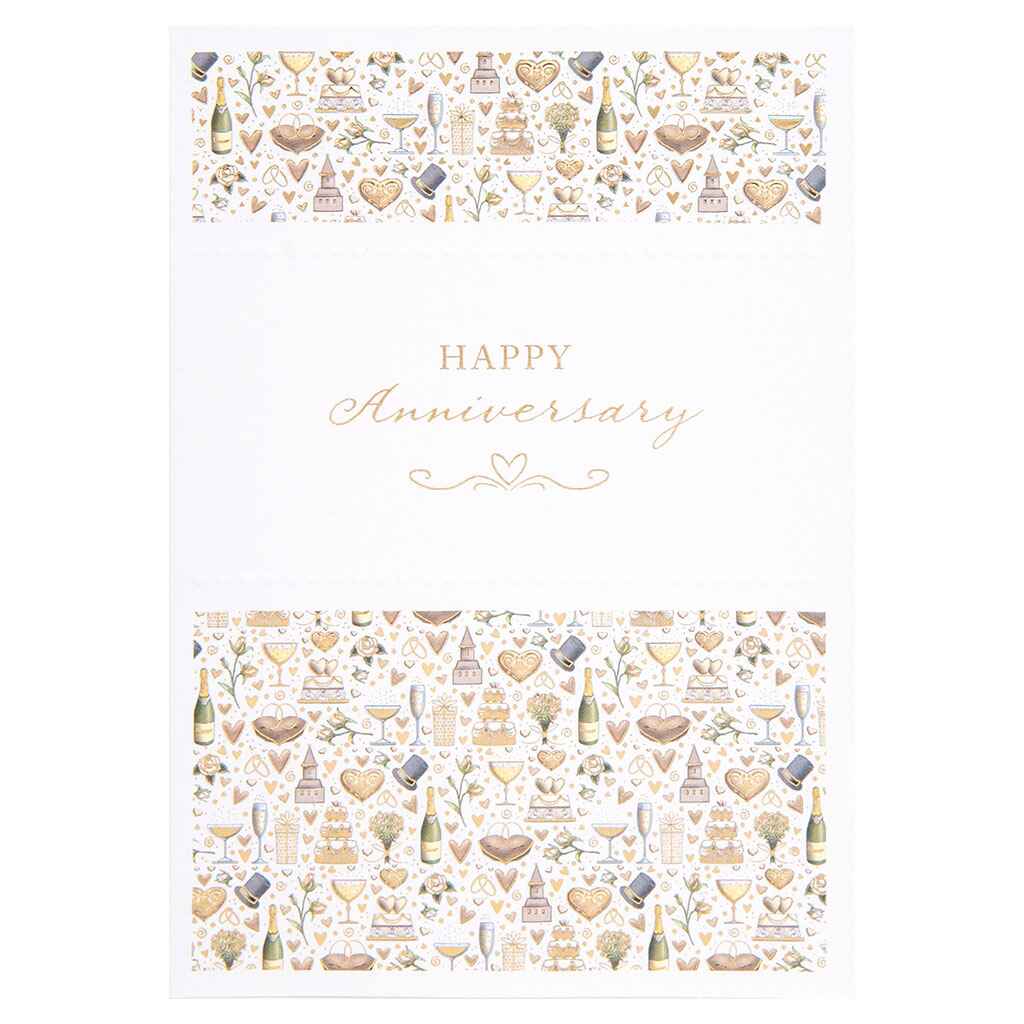 Small Wedding Icons Greeting Card