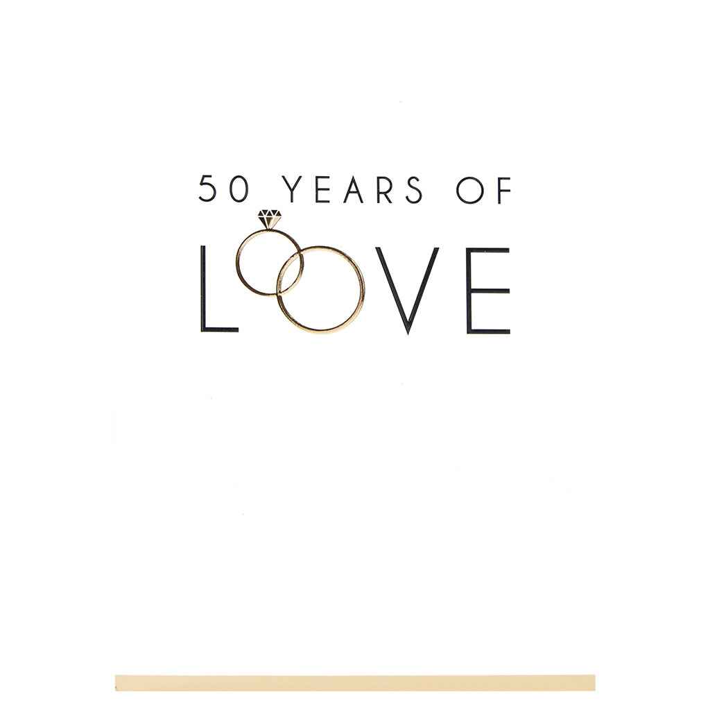 50 Years of Love Greeting Card