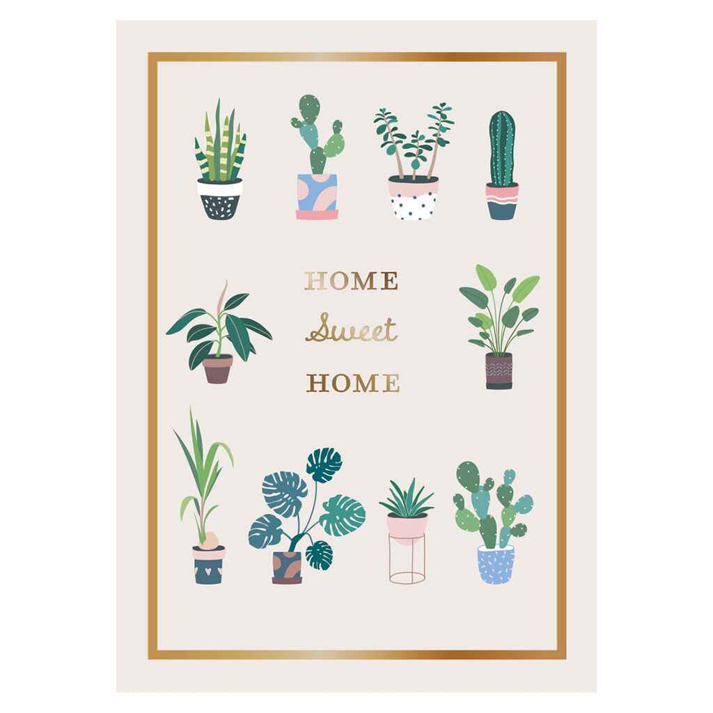 New House Plants Greeting Card